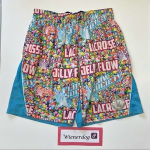Flow Society Lacrosse shorts Boys Med Jelly Bean